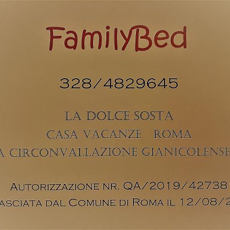Familybed Roma Monteverde-Vaticano Dış mekan fotoğraf